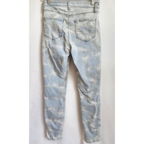 L'AGENCE Margot Tie-Dye High-Rise Skinny Jeans, Abyss - Picture 5 of 5